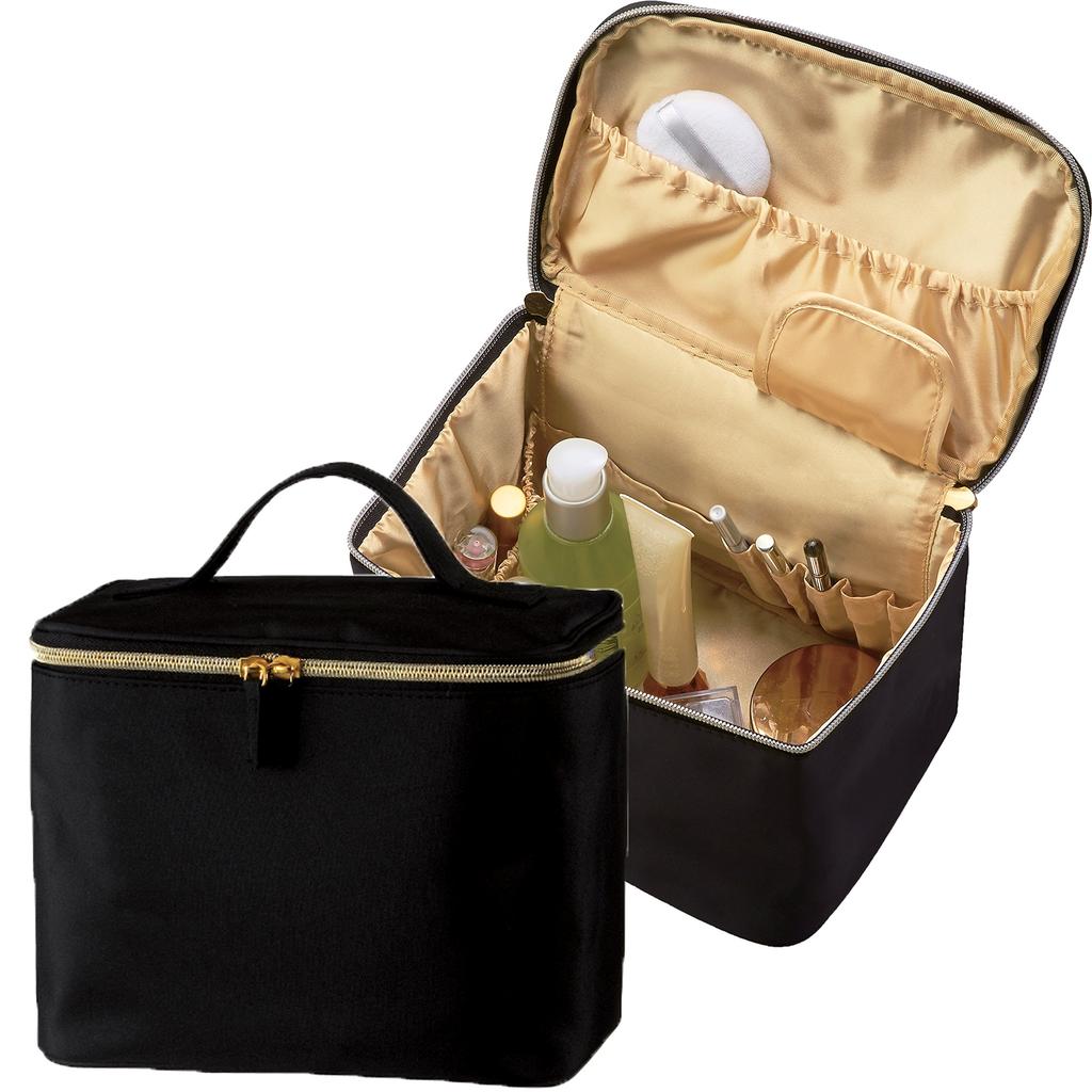 Basic Standard Large Vanity Makeup 17 X 21 X Eltrad Gold 145028 Pouch, Approx. 14.5cm (Stylish, Gorgeous, Series)
