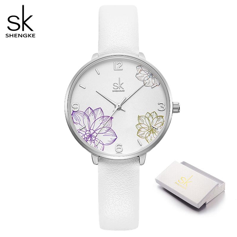 Shengke Original Style Women's Quartz Watches Top Brand Ladies Wristwatches Best Gifts Clock for Wife,Friend,Family