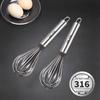 Zhaoran 316L Stainless Steel Hand Whisk & Mixer Set