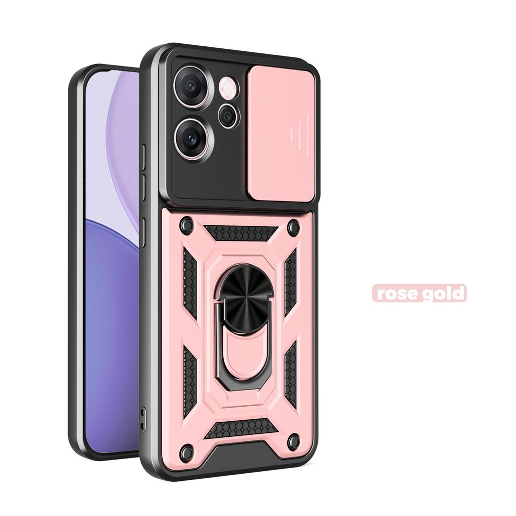 For Vivo Y15s Case Vivo Y15A Cover Vivo Y01 Cover Magnetic Ring Holder Armor Phone Case Slide Camera Protect Back Cover