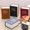 1шт Мини-словарь Книга Копилки с замком Скрытый секретный сейф безопасности Замок наличных монет Ящик для хранения депозитный ящик