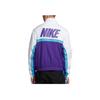 Nike Throwback Woven Basketball Jacket Men Jackets Purple AV9756-103
