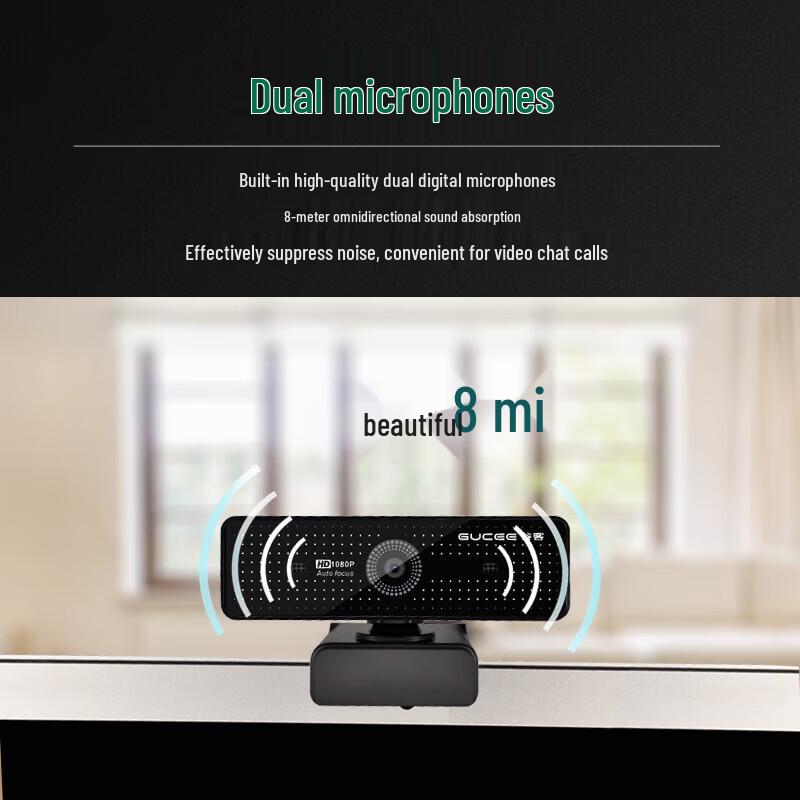Guke 4K Auto-Focus USB Webcam