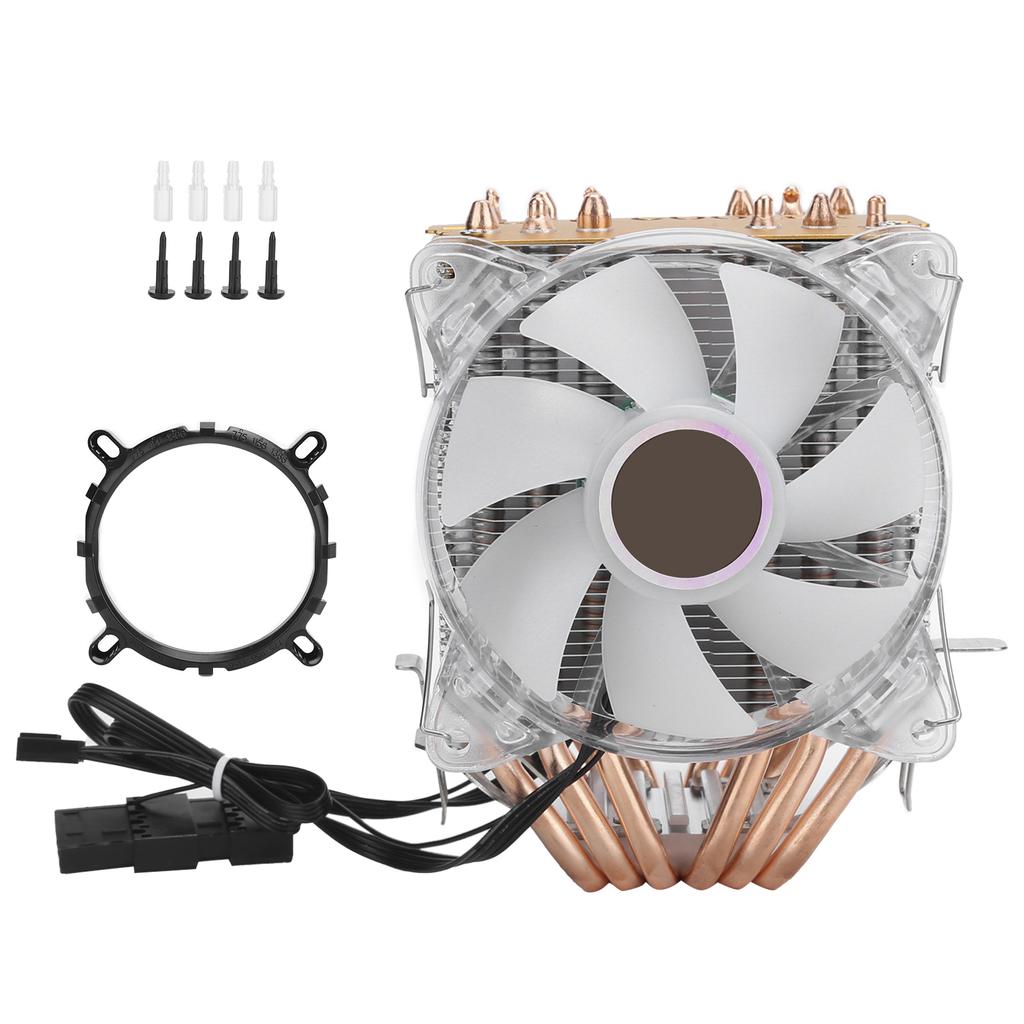 LANSHUO CPU Cooler Computer Supplies 4Pin for Intel LGA775115511561366 AMDAM2AM2+AM3
