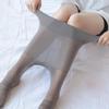 Super Thin Summer Sexy Stewardess Gray Fully Transparent Bodysuit Stockings Anti Snagging Stockings for Women