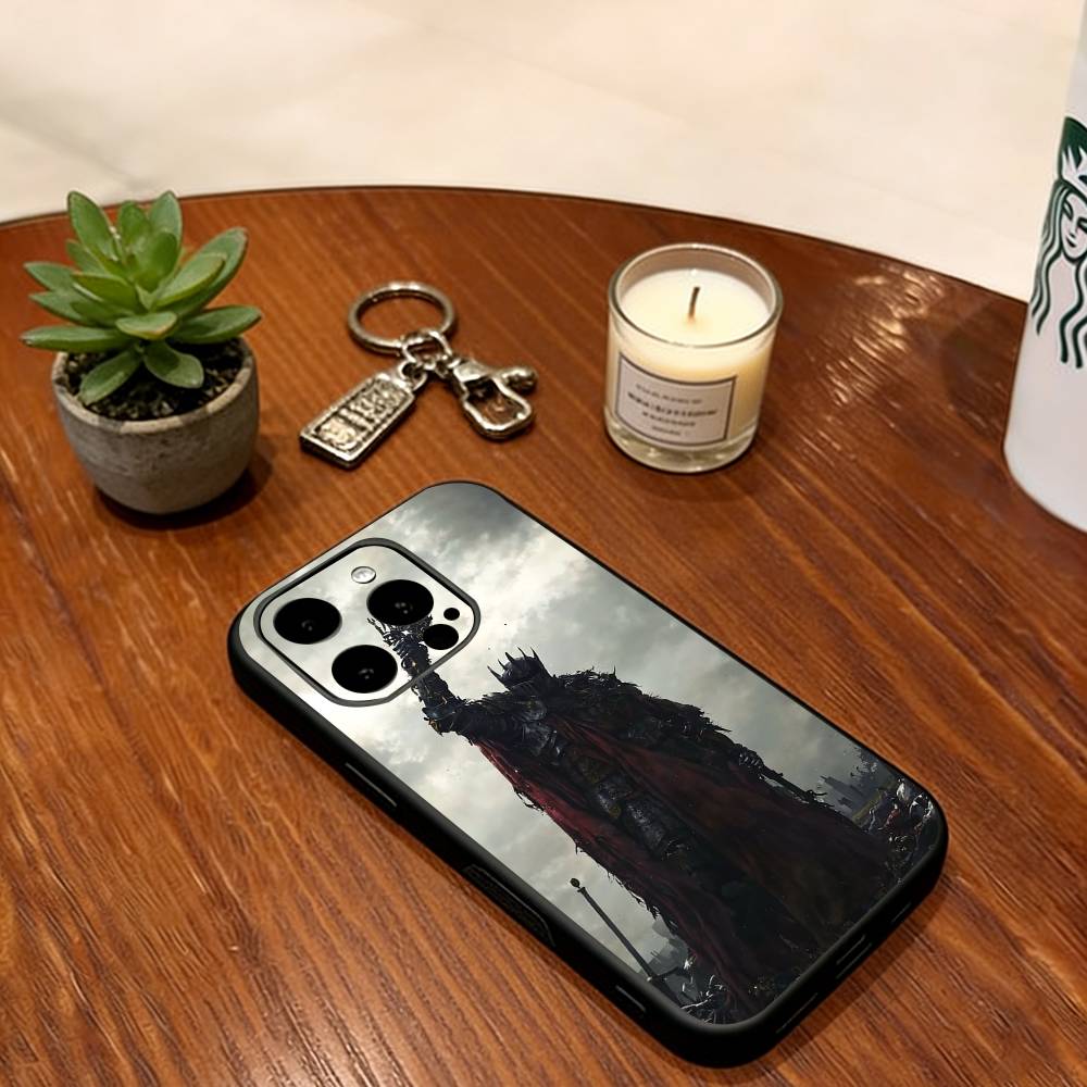 Knight  Phone Case Silicone Soft For IPhone 17 16 15 14 13 12 11 X XR Plus Pro Max Plus