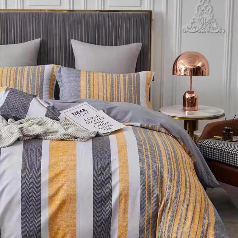 Mengjie Printed 4-Piece Bedding Set