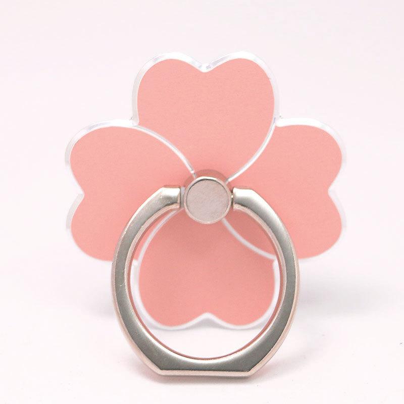Phone Ring Holder Adsorption Strong Rotation 360 Degrees Free Bracket Anti-slip Alloy Support Stable Flower Shape AVE