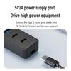 USB-C 3.0 Extender: 4-Port Type-C Hub for Computer and Tablet Expansion