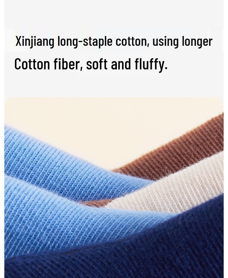 Spring & Autumn A-Class Odor-Resistant Antibacterial Cotton Mid-Calf Socks for Boys