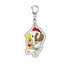 Portachiavi Ciondolo in Acrilico Anime One Piece Luffy Chopper Zoro Roronoa Accessorio per Zaino Alta Qualità Bel Design