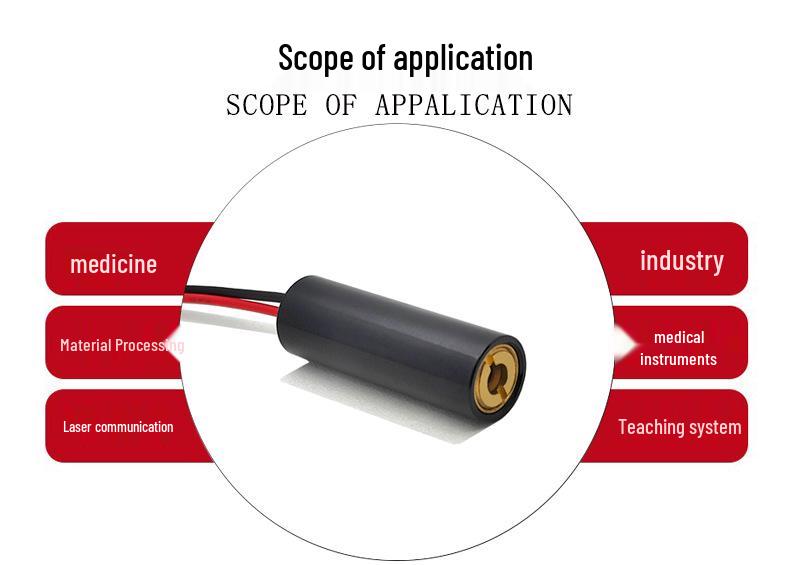 50mW 650nm 10x30mm Laser Dot Positioning Module for Stapling Machines