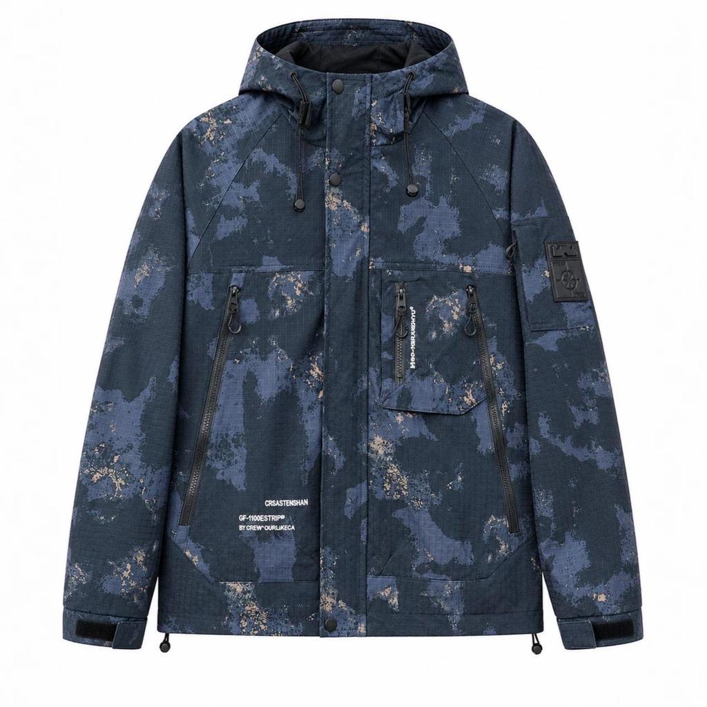 Camouflage Workwear Jacket: Durable, Dirt-resistant, Breathable, Versatile Outdoor Mountaineering Coat