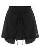 PLASMA SPHERE Fairy Skirt In Black (Ribbon Wrap Skirt)