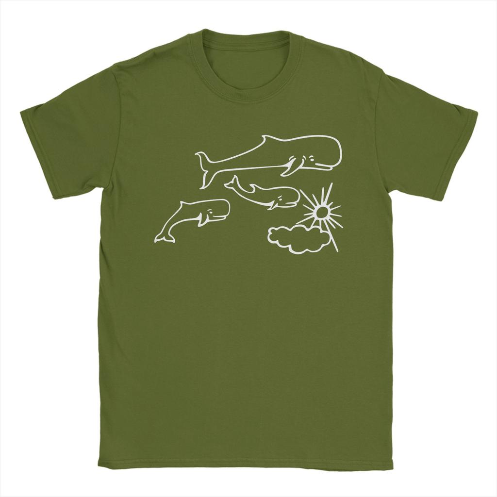 Herren Wale und Sonne Tattoo von Robe de Extremoduro T-Shirts Baumwollkleidung Lässig Kurzarm T-Shirt O-Ausschnitt T-Shirt Übergröße