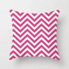 Pink Color Cushion Cover Geometric Print Decorative Pillows Red Stripe Pillow Case  Pillows Decor Home For Car/bed /sofa