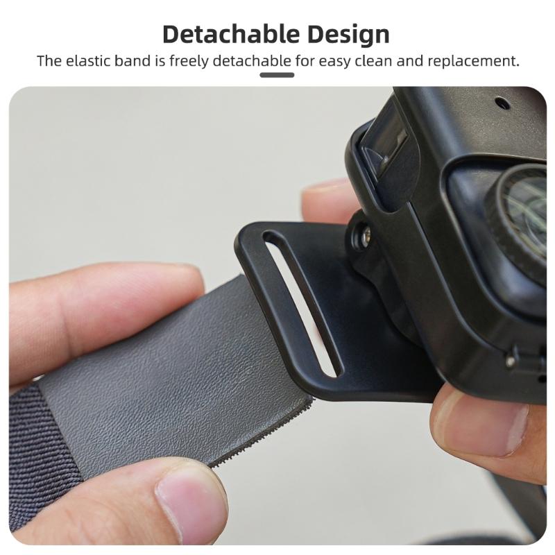 Camera Headband Head Strap for First Person Shoot Elastic Support 90Degree Tilt Adjustment and 360°Swivel Action Tilt