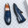 Men Loafers Double Buckle Black Blue Yellow Monk Shoes Pu Shoes for Men with  Size 38-48 Mens Dress Shoes