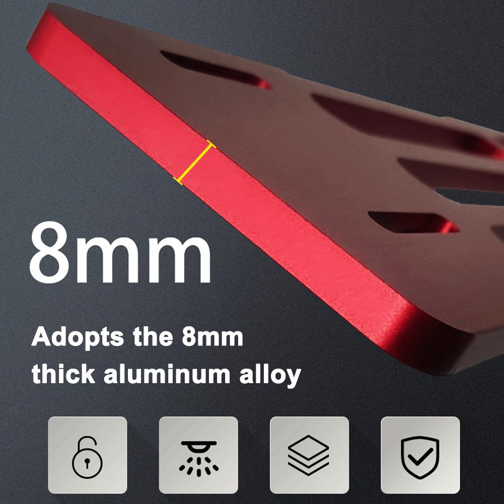8 mm fortykket aluminiumslegering håndsagbase skjæremaskin marmormaskin baseplate bærbar