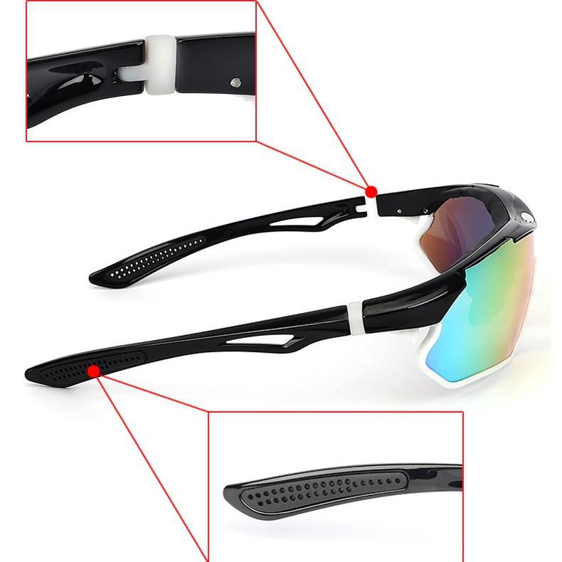 Polarized cycling glasses, prescription-Compatible high-definition running glasses, fishing goggles, golf glasses set