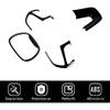 4PCS Steering Wheel Cover Trim Bezel Decor For Dodge Charger Challenger Durango