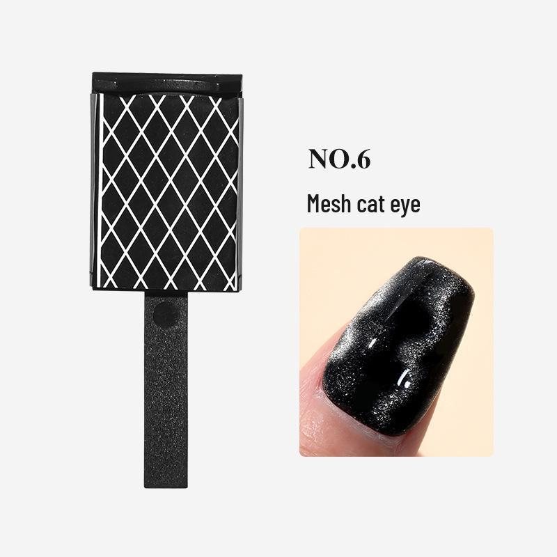 Nail Art Fancy Cat Eye Gel Magnet - Strong Heart Wave Pattern Tool