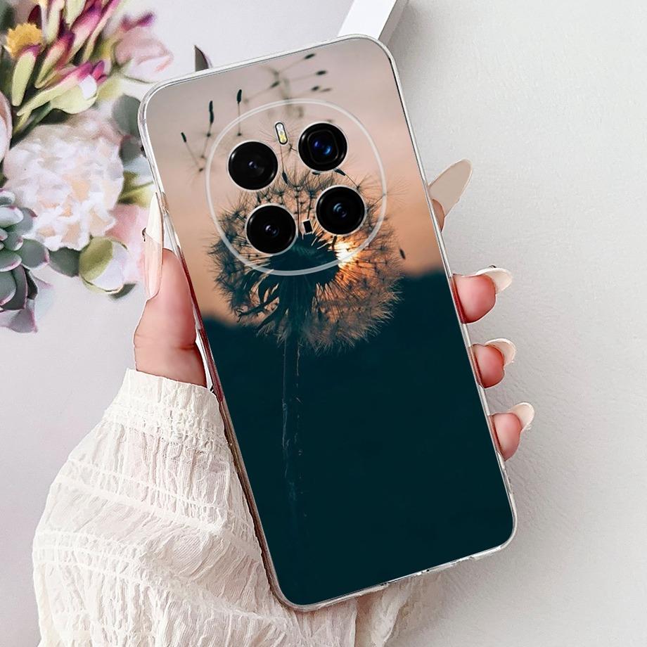 Soft Liquid Silicone Back Cover For Honor Magic 7 Pro Magic6 Lite Magic 5Lite Phone Case Marble Gothic Style Cartoon Clear Coque