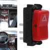 Warning Flasher Switch, Warning Hazard Light Emergency Flasher Switch 1248200110 Red Replacement for W124 W201 W202