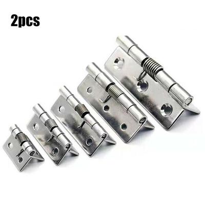 Door Hinges Spring Hinges Self Closing Spring Stainless Steel Brand New