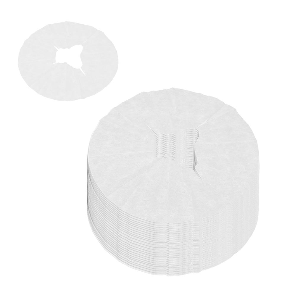 100Pcs Disposable Headrest Covers Ultra Soft NonWoven Massage Pillow Covers With Holes(Thin )