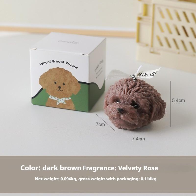 

Ароматическая свеча «Мишка», милый креативный подарок на день рождения, аромат для атмосферы, моделирование животного Brown