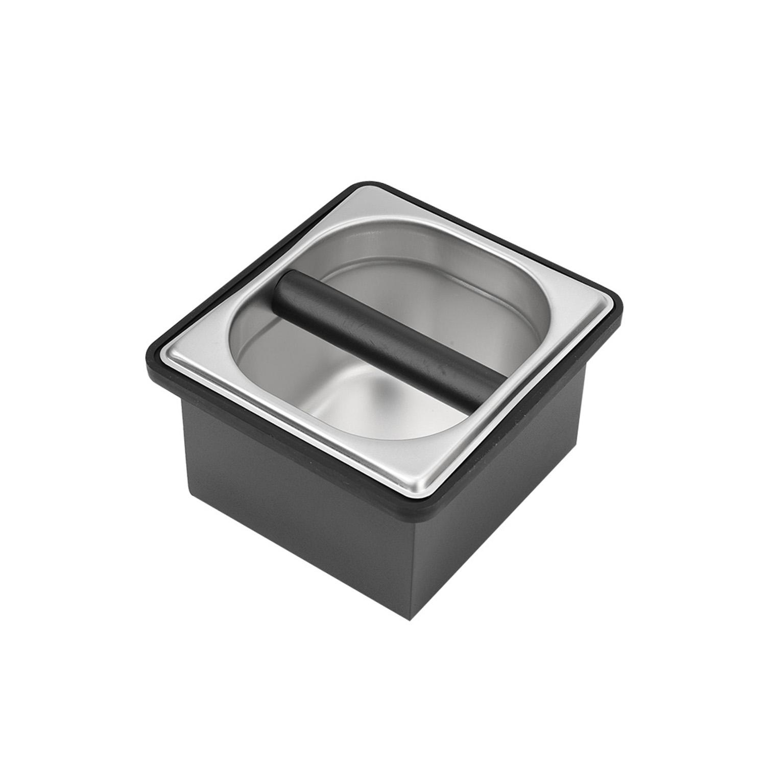

Espresso Knock Box, 304 Stainless Steel, Corrosion Resistant, Coffee Cake Container For Coffee Shops чёрный