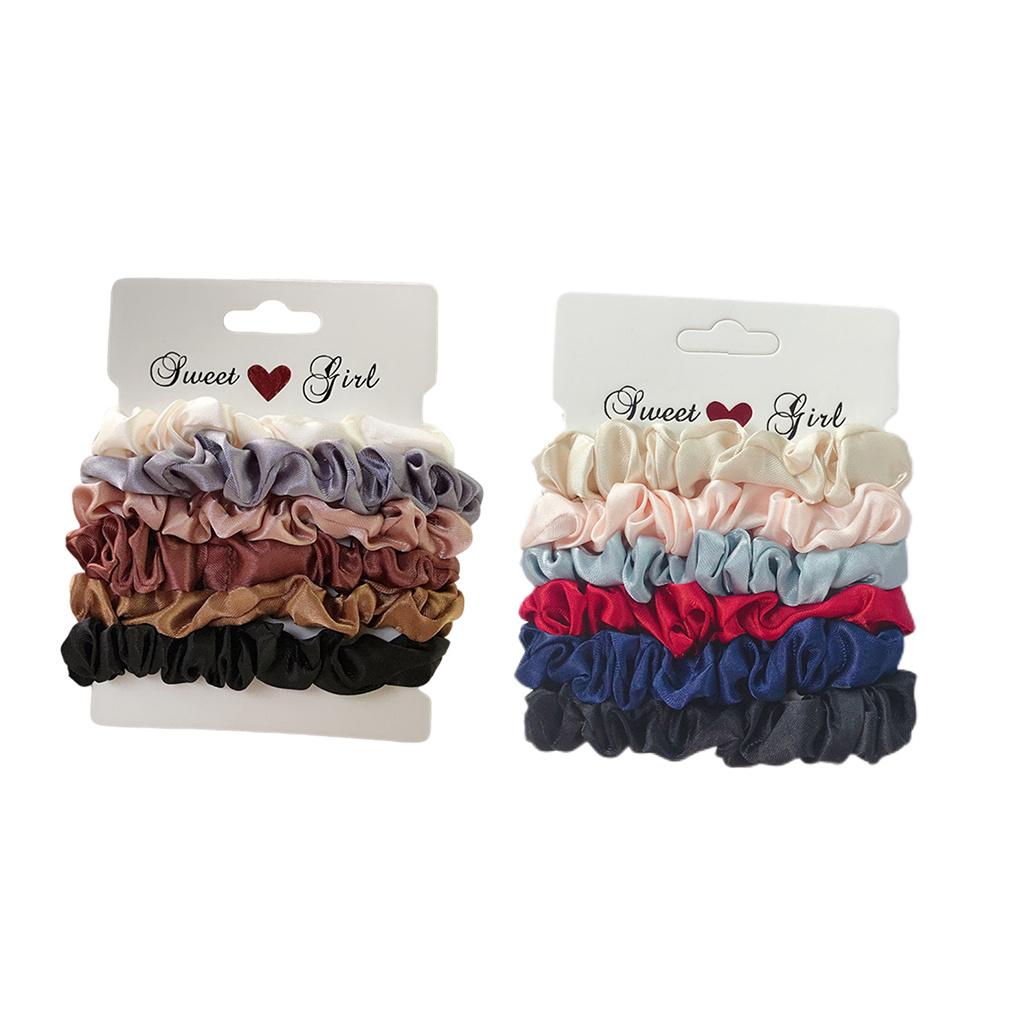 1 Set Hair Ties Supple Hair Accessories Woman Hairband Lovely Korea Style Hair Rings for Household Work Office Company Sports