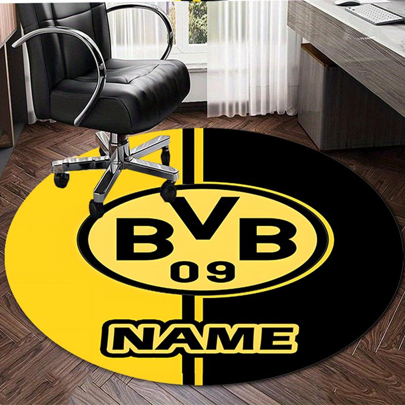 Personalized B-BVB Round Chair Office Rug - Perfect for Mat, Office Chair & More - Ideal Gift for Birthdays and Holidays