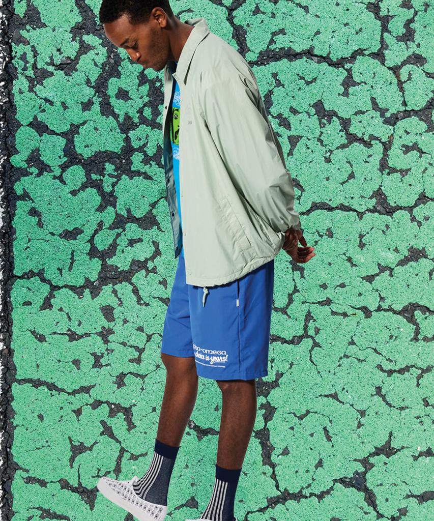 Vans Ed Davis Coach Jacket - Grey Olive / Vn000Vszemw1