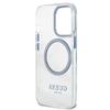 Guess Guhmp13Lhtrmb Iphone 13 Pro / 13 6,1 Niebieski/Blue Hard Case Metal Outline Magsafe