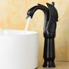 Golden Swan Bathroom Basin Faucet Bathtub Faucet New Design Swan Faucet Copper Gold Faucet Hot and Cold Faucet