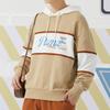 Puma Color Block Letter Print Casual Hooded Long Sleeve Sweatshirt Unisex Sweatshirt Khaki 625800-83