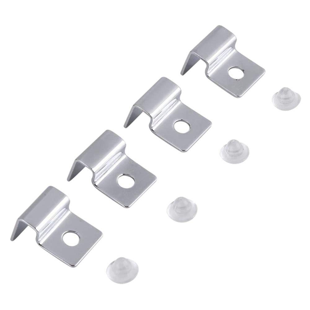 

Support Holders Glass Cover Holders Fish Tank Brackets Glass Lid Clips Aquariums Lid Support 6mm серебряный