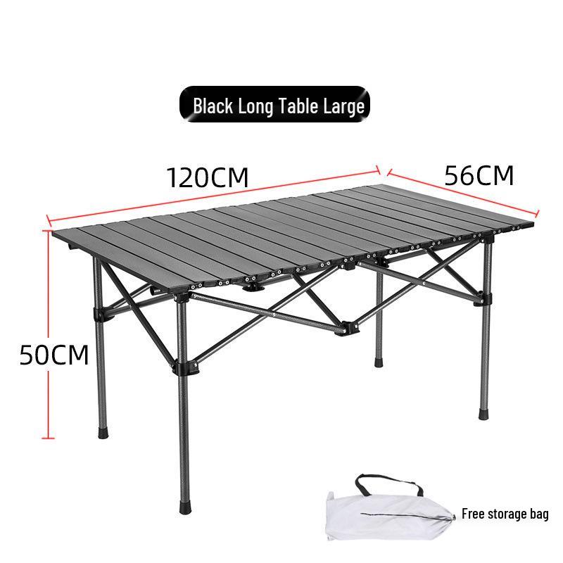 Portable Folding Outdoor Table: Ideal for Camping, Fishing, Picnics, and Barbecues. Lightweight and Easy To Carry.