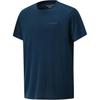 SALOMON Letter Logo Round Neck Short Sleeve T-Shirt Men Tops Dark-Blue C28082