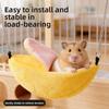 Small Pet Banana Hamster, Sloth, Squirrel - Sleeping Nest for Winter Warmth and Comfort, Made of Soft Cotton, Hanging-style Sleeping Nest