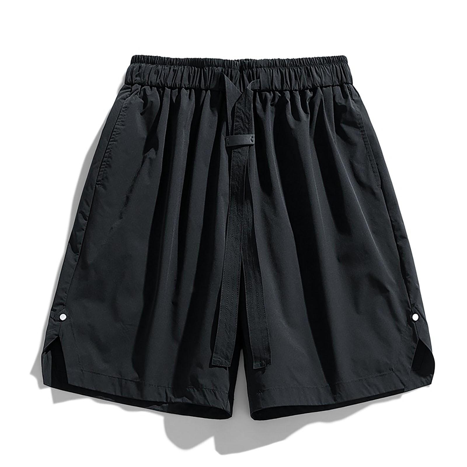 

Летние мужские камуфляжные шорты с цифровым принтом, гибкие эластичные укороченные спортивные шорты XL чёрный