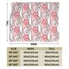 K-Kakaos F-Friends Apeach Heart Blankets Fleece All Season   Multifunction Warm Throw Blanket for Sofa Couch Rug Piece