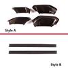 For Chevy Corvette C7 2014- ABS Blackened Car Rear Tail Light Rear Fog Lamps Blackout Cover Trim Sticker Car Accessories