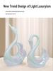 Figuritas de Cisne de Lujo: Decoración Elegante para Entrada, Sala de Estar o Armario