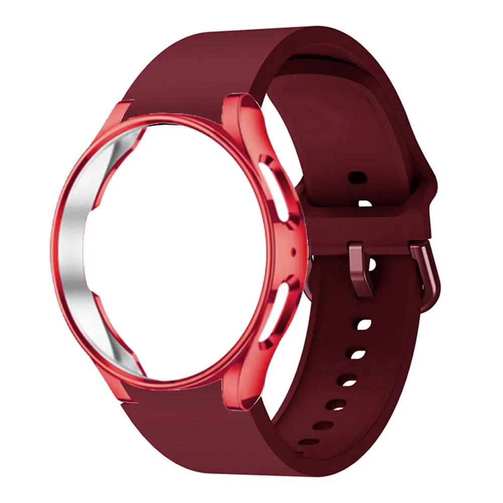 Case+Original Strap For Samsung Galaxy Watch 6 5 40mm 44mm Sports Bracelet Watchband galaxy watch 6 classic 47mm 43mm 5 pro 45mm