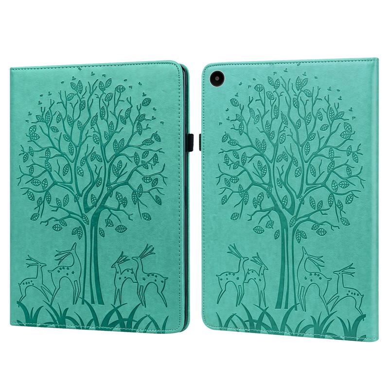 Tablet Case For Huawei MatePad SE 10.4 2022 Cover 3D Imprinted Tree Leather Silicon Stand For MatePad SE AGS5-L09 W09 10.4" Tablet Cover