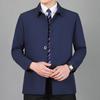 Βελούδινο Ανδρικό Μπουφάν με Όρθιο Γιακά Casual Επαγγελματικό Μπουφάν με Όρθιο Γιακά