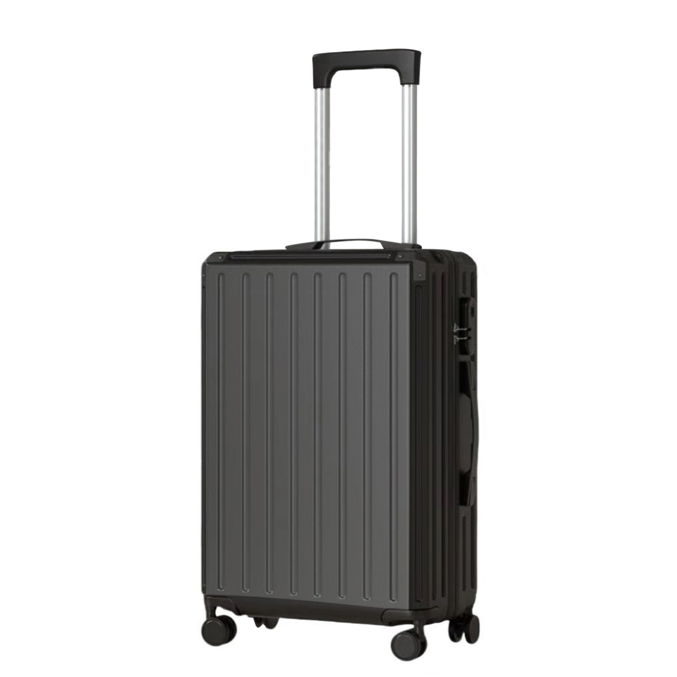 

carry carry dial double cup hidden school business trip [RAKU JOURNEY] Suitcase, case, large, carry-on, bag, zippered, log, small, ultra-lightweight, сірий колір